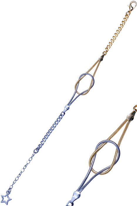 Heliophilia Silver Pulsera de Metal Plata y Oro CBL9752 Heliophilia Silver Pulsera de Metal Plata y Oro CBL9752